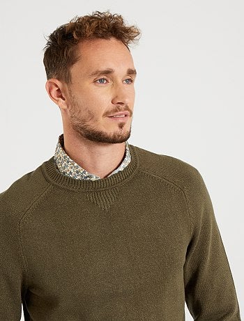 Pull col rond éco-conçu +1m90