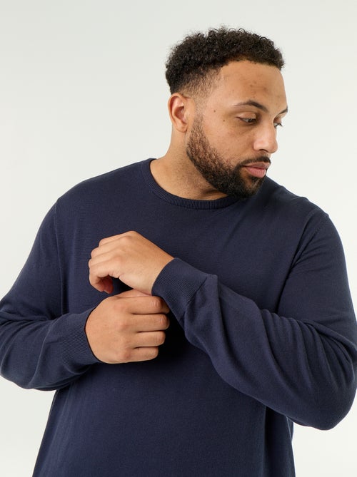 Pull col rond en fine jauge - Kiabi Pull col rond en fine jauge - Kiabi