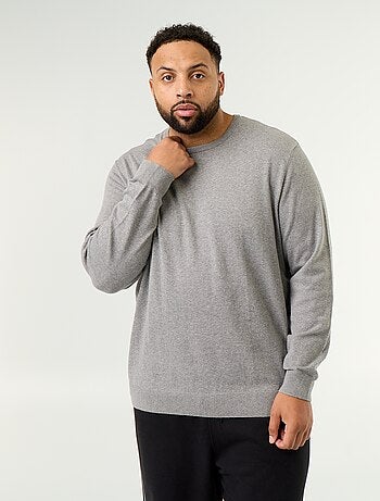Pull col rond en fine jauge