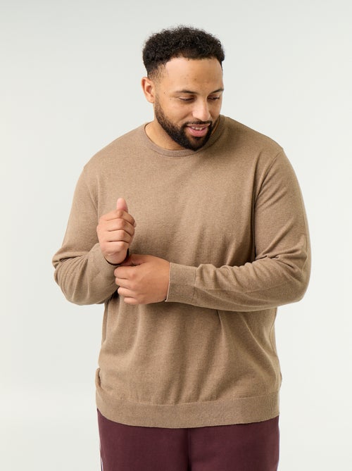 Pull col rond en fine jauge - Kiabi Pull col rond en fine jauge - Kiabi