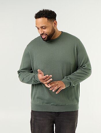 Pull col rond en fine jauge