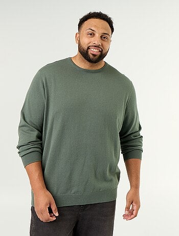 Pull col rond en fine jauge