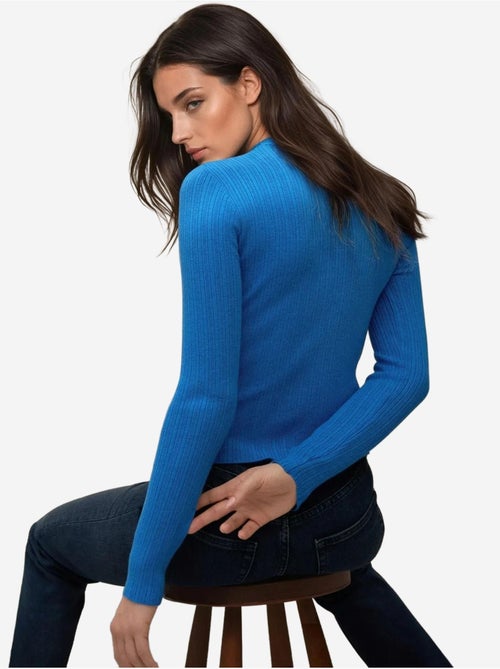 Pull col rond en maille ajustée - Kiabi Pull col rond en maille ajustée - Kiabi
