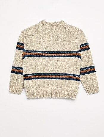 Pull col rond en maille