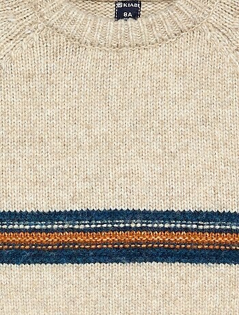 Pull col rond en maille