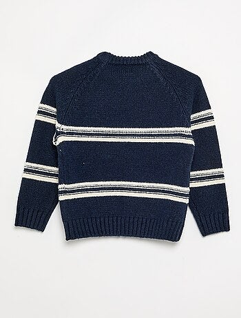 Pull col rond en maille
