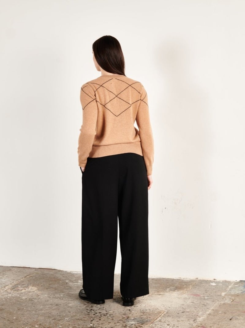 Pull col rond femme 100% cachemire - HANA 4 Camel - Kiabi
