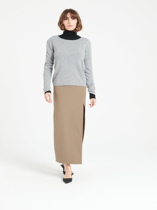 Pull col rond femme 100% cachemire - LILLY 1 - Kiabi