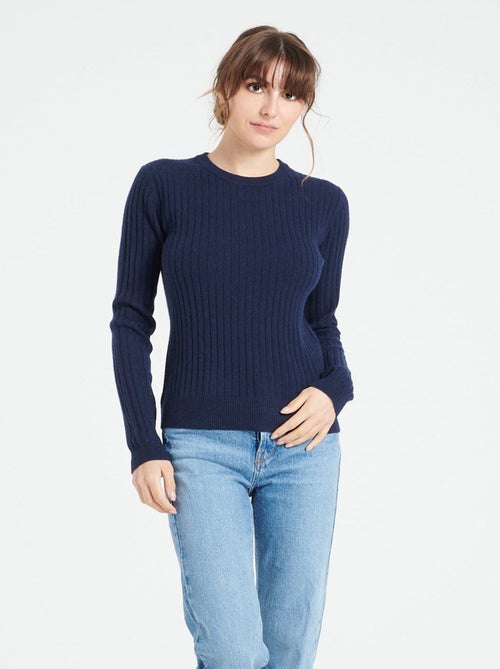 Pull col rond femme 100% cachemire - LILLY 16 - Kiabi