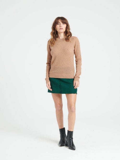 Pull col rond femme 100% cachemire - LILLY 23 - Kiabi