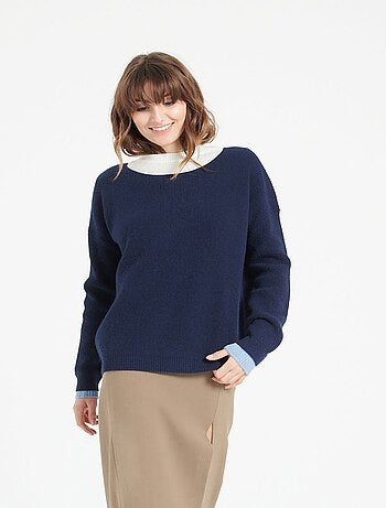 Pull col rond femme 100% cachemire - LILLY 25