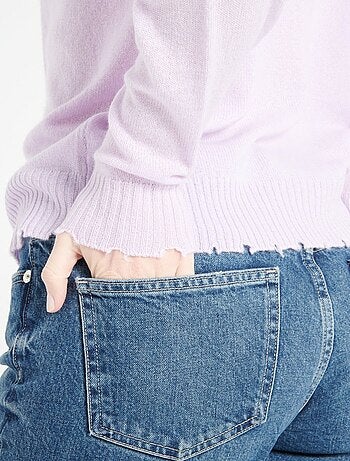 Pull col rond femme 100% cachemire - MIA 17