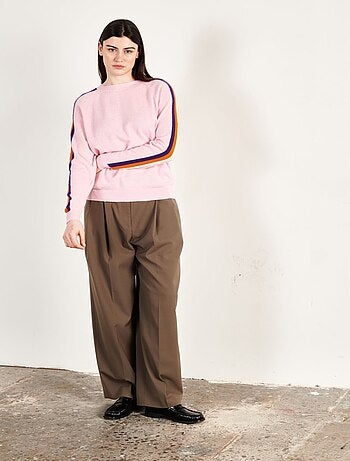 Pull col rond femme 100% cachemire - ZAYA 19