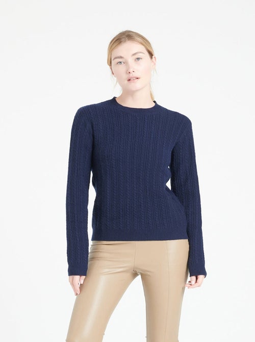 Pull col rond femme 100% cachemire 4 fils - LILLY 29 - Kiabi