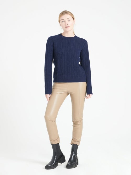 Pull col rond femme 100% cachemire 4 fils - LILLY 29 - Kiabi