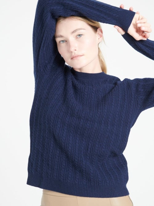 Pull col rond femme 100% cachemire 4 fils - LILLY 29 - Kiabi