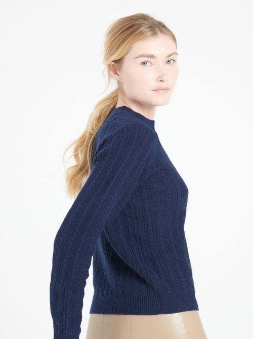 Pull col rond femme 100% cachemire 4 fils - LILLY 29 - Kiabi