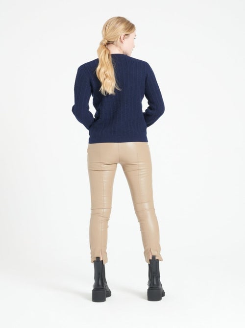 Pull col rond femme 100% cachemire 4 fils - LILLY 29 - Kiabi
