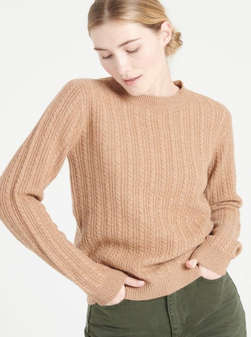 Pull col rond femme 100% cachemire 4 fils - LILLY 29 - Kiabi