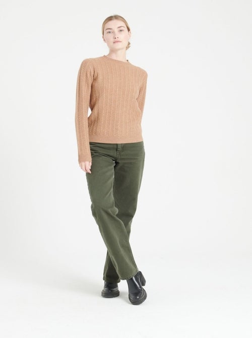 Pull col rond femme 100% cachemire 4 fils - LILLY 29 - Kiabi