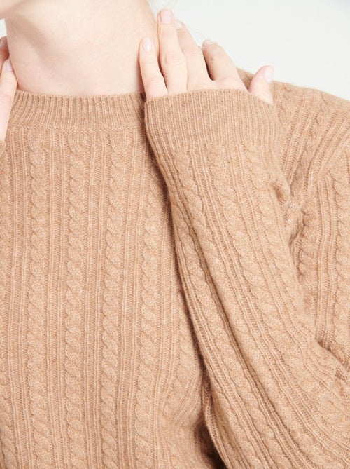 Pull col rond femme 100% cachemire 4 fils - LILLY 29 - Kiabi
