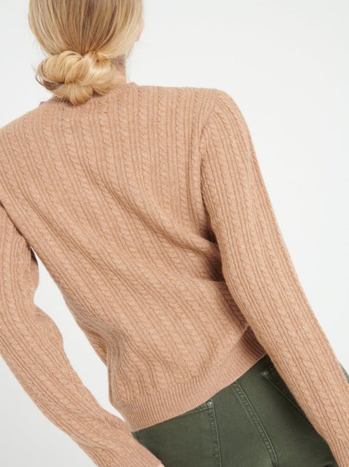 Pull col rond femme 100% cachemire 4 fils - LILLY 29 - Kiabi