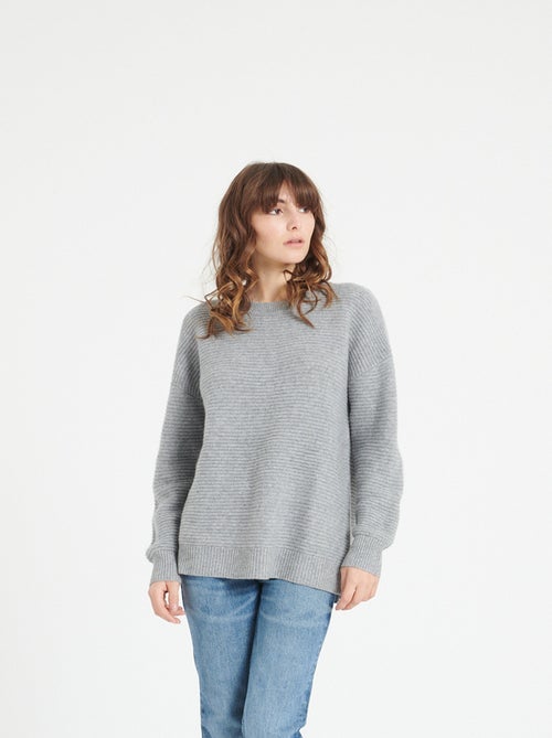 Pull col rond femme 100% cachemire 4 fils - LILLY 30 - Kiabi