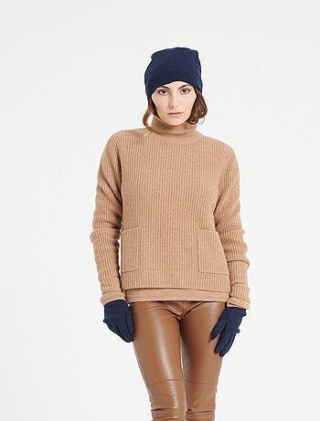Pull col rond femme 100% cachemire 4 fils - LILLY 32
