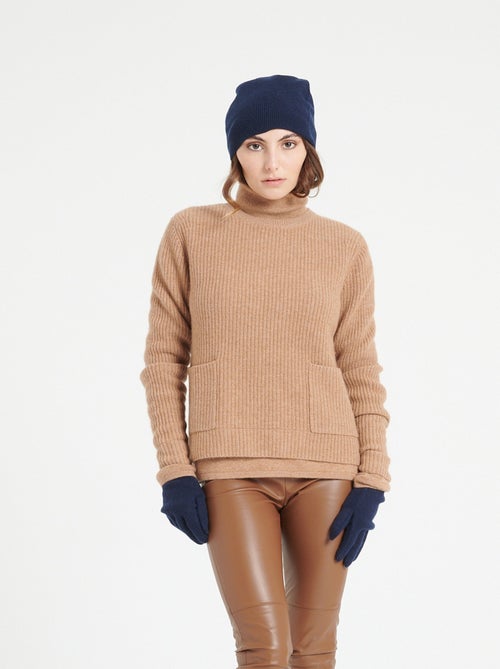 Pull col rond femme 100% cachemire 4 fils - LILLY 32 - Kiabi