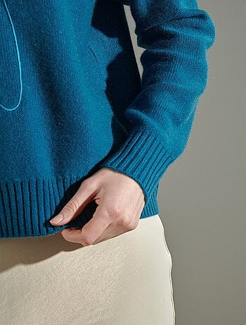 Pull col rond femme 100% cachemire 4 fils - NAMI 21