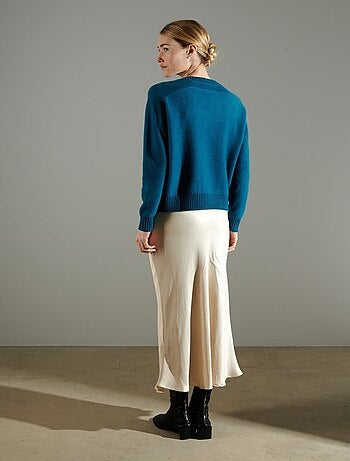 Pull col rond femme 100% cachemire 4 fils - NAMI 21