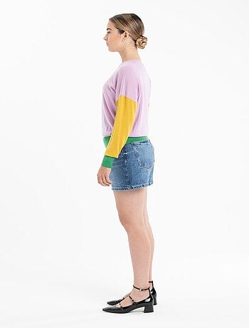Pull col rond femme 100% cachemire & laine ultrafin - KELLY 9