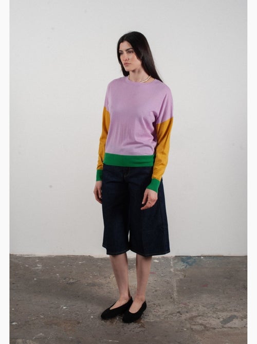 Pull col rond femme 100% cachemire & laine ultrafin - KELLY 9 - Kiabi