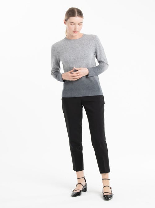Pull col rond femme 100% cachemire tie & dye - MIA 8B - Kiabi