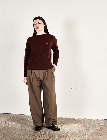 Pull col rond femme en cachemire - HANA 2