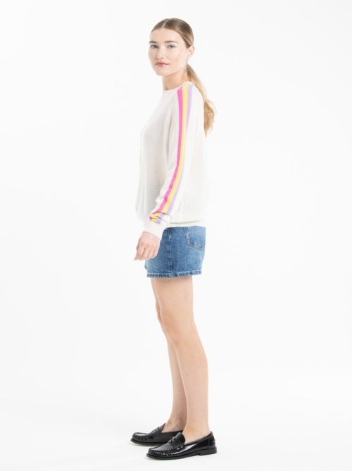 Pull col rond femme en cachemire - KELLY 30 - Kiabi