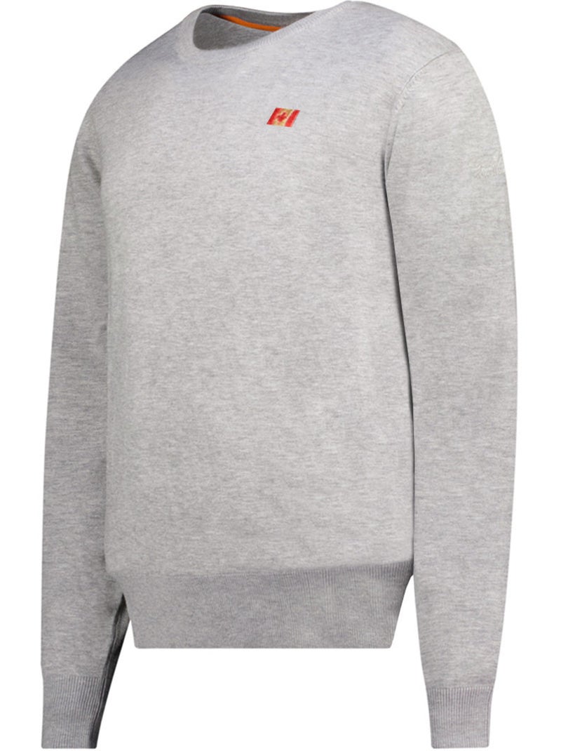 Pull col rond ferasmeak – canadian peak Gris clair - Kiabi