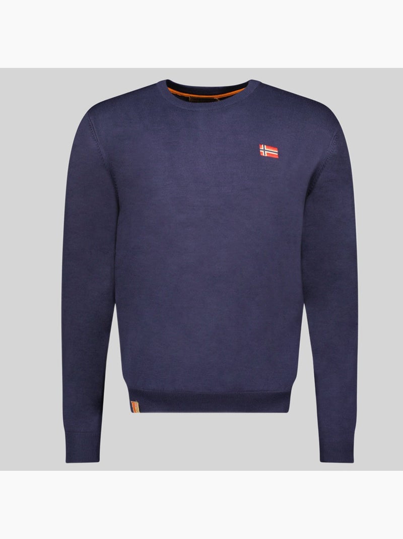 Pull col rond ferasmo – geographical norway Bleu marine - Kiabi