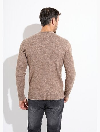 Pull col rond fine jauge, coupe ajustée - AFIBEL