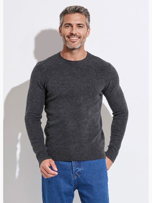 Pull col rond fine jauge, coupe ajustée - AFIBEL - Kiabi