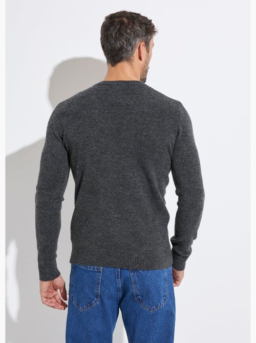 Pull col rond fine jauge, coupe ajustée - AFIBEL - Kiabi