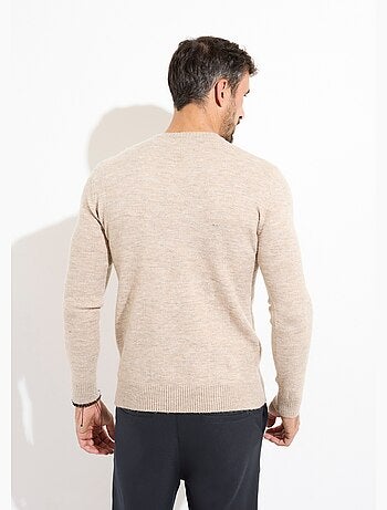 Pull col rond fine jauge, coupe ajustée