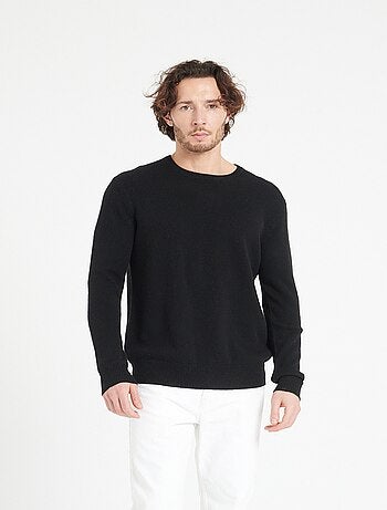 Pull col rond homme 100% cachemire 4 fils - LUKE 14