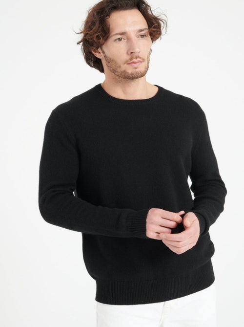 Pull col rond homme 100% cachemire 4 fils - LUKE 14 - Kiabi
