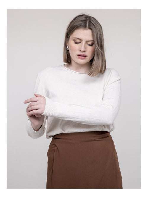 Pull col rond KATOLIE - Kiabi