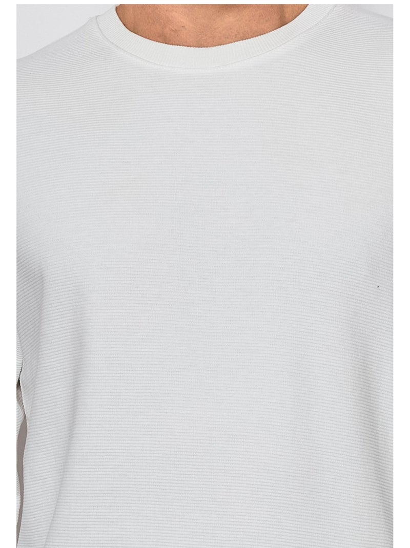 Pull Col Rond Kebello Blanc - Kiabi