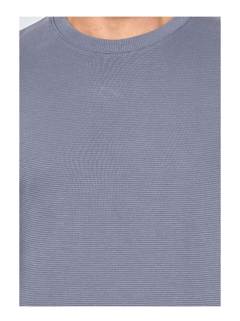 Pull Col Rond Kebello Gris - Kiabi