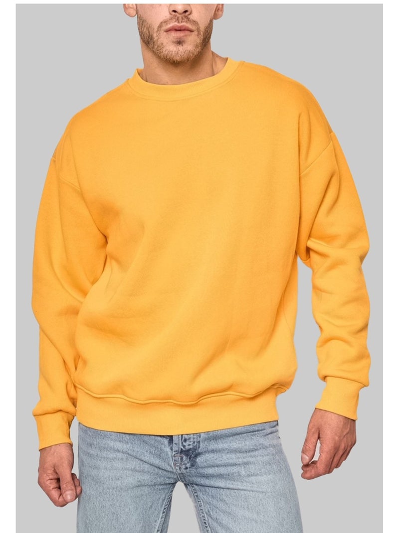 Pull Col Rond Kebello Jaune - Kiabi