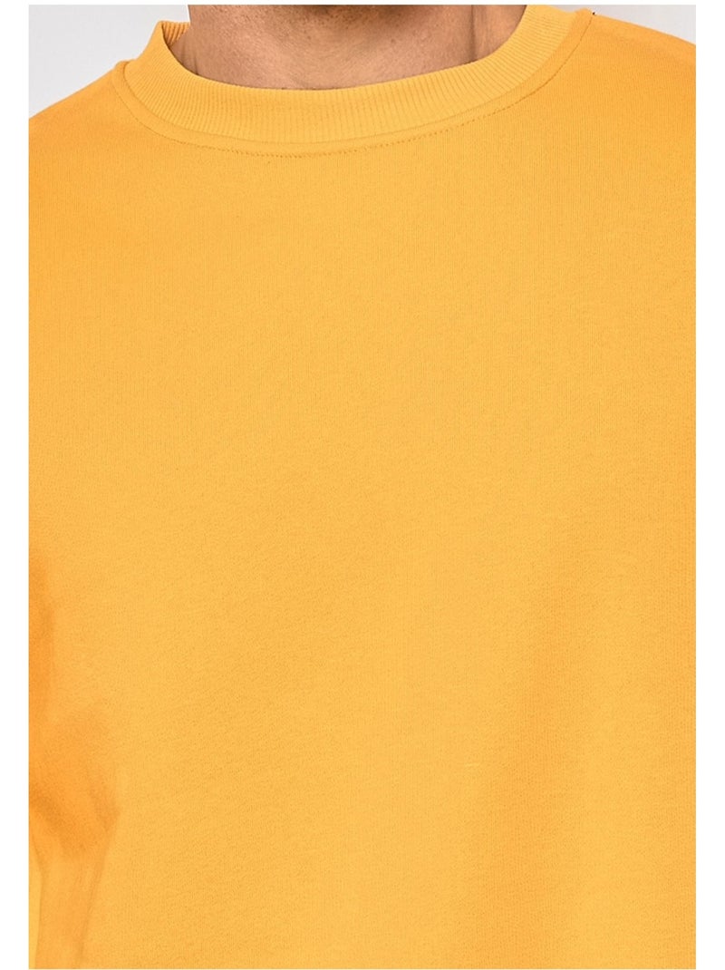 Pull Col Rond Kebello Jaune - Kiabi