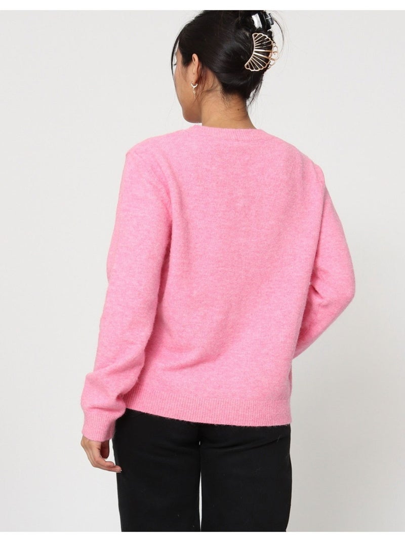 Pull Col Rond Kebello Rose - Kiabi